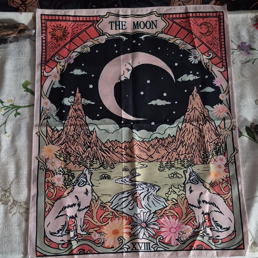 Mystical Moon Tarot Tapestry